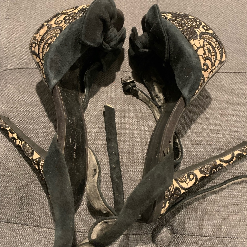 Jessica Simpson suede heels